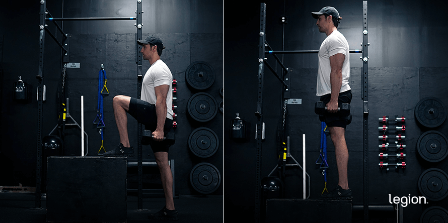 squat position