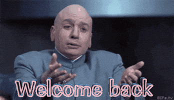 Welcome Back Reaction GIF by reactionseditor Welcome Back Reaction GIF by reactionseditor