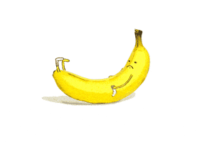 Sit Up Banana GIF