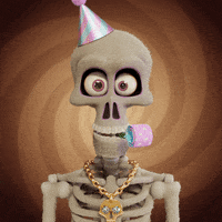 Happy Birthday Party Hard GIF by mattbag3d