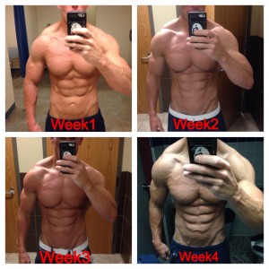 Another HF client, Dusty Starr. 5 weeks post show he gained 6lbs while we added over 600 calories to his diet. 